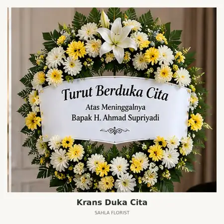 Krans Bunga Duka Lippo Village